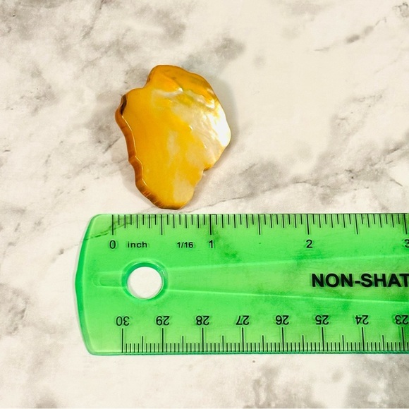 Stephen Dweck Vintage Single Clip-On Earring Orange Tone Gold Plated - Picture 6 of 6